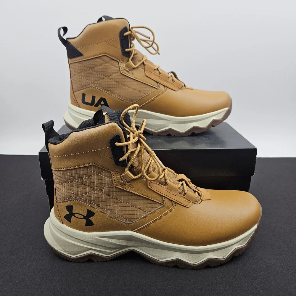 Under Armour Stellar G2 6 Tactical Boots Mens 8.5 Coyote Brown 3025578-200